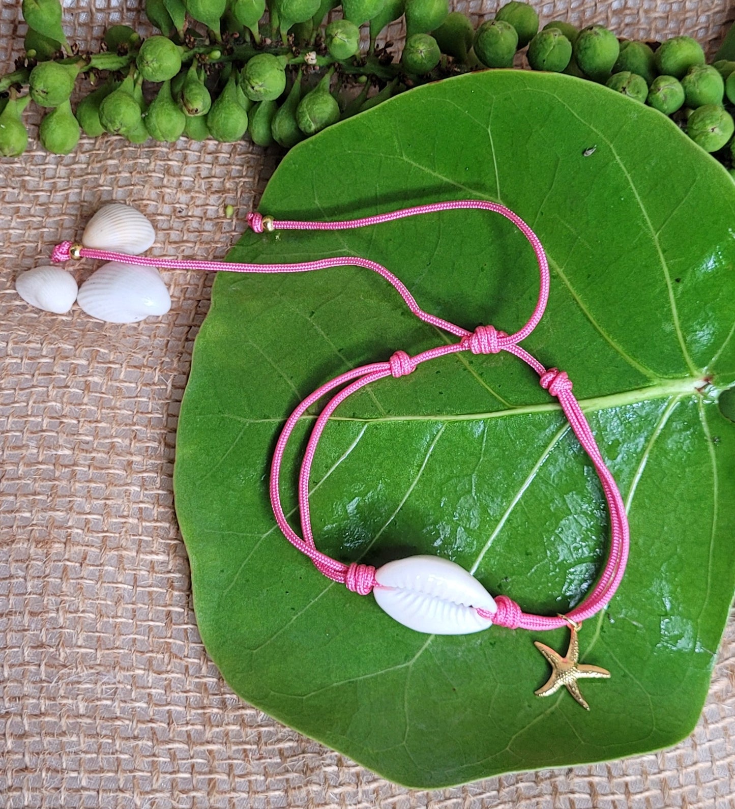 Conch and Starfish Bracelet