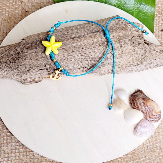 Starfish and Anchor Bracelet