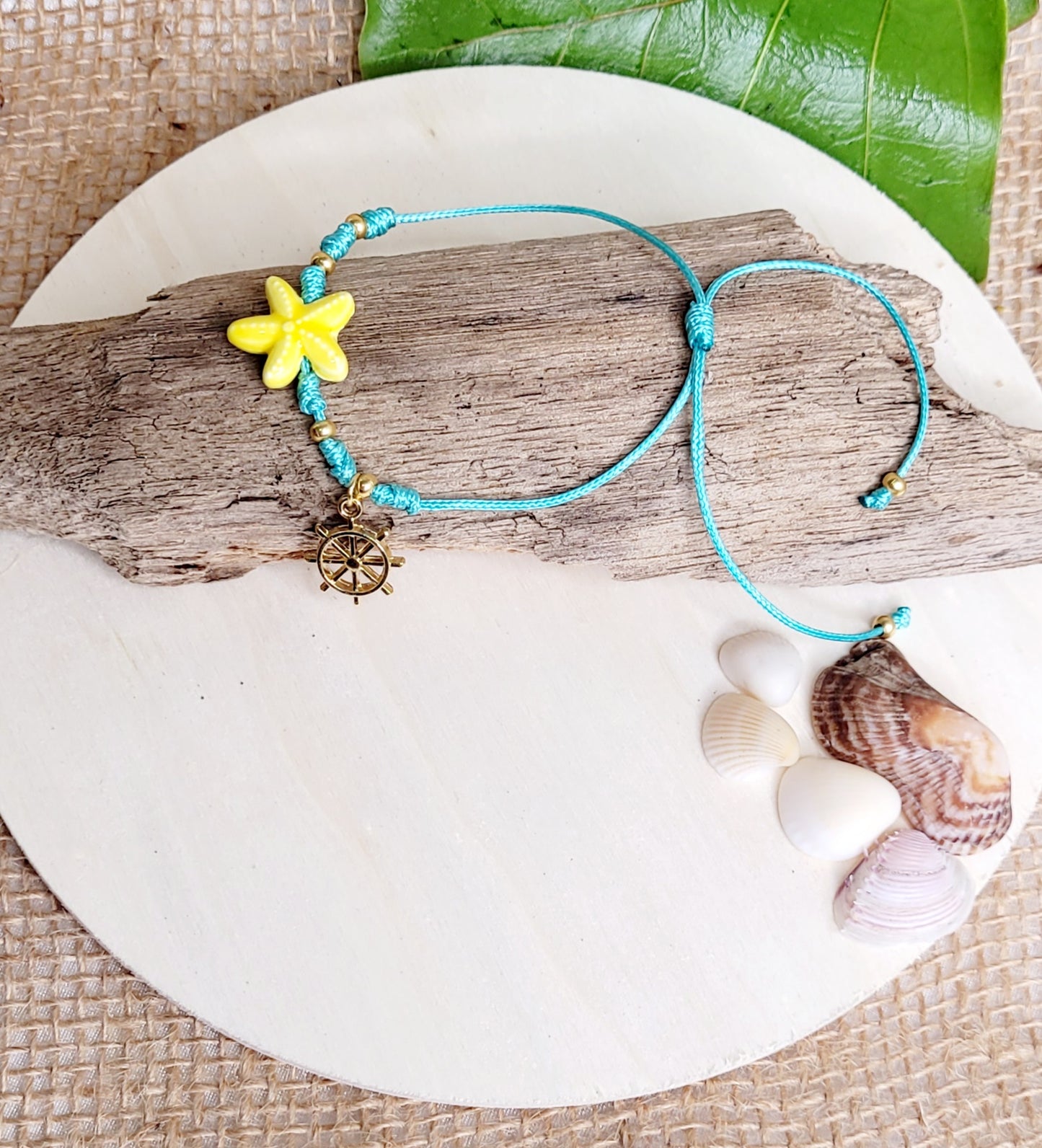 Starfish and Anchor Bracelet