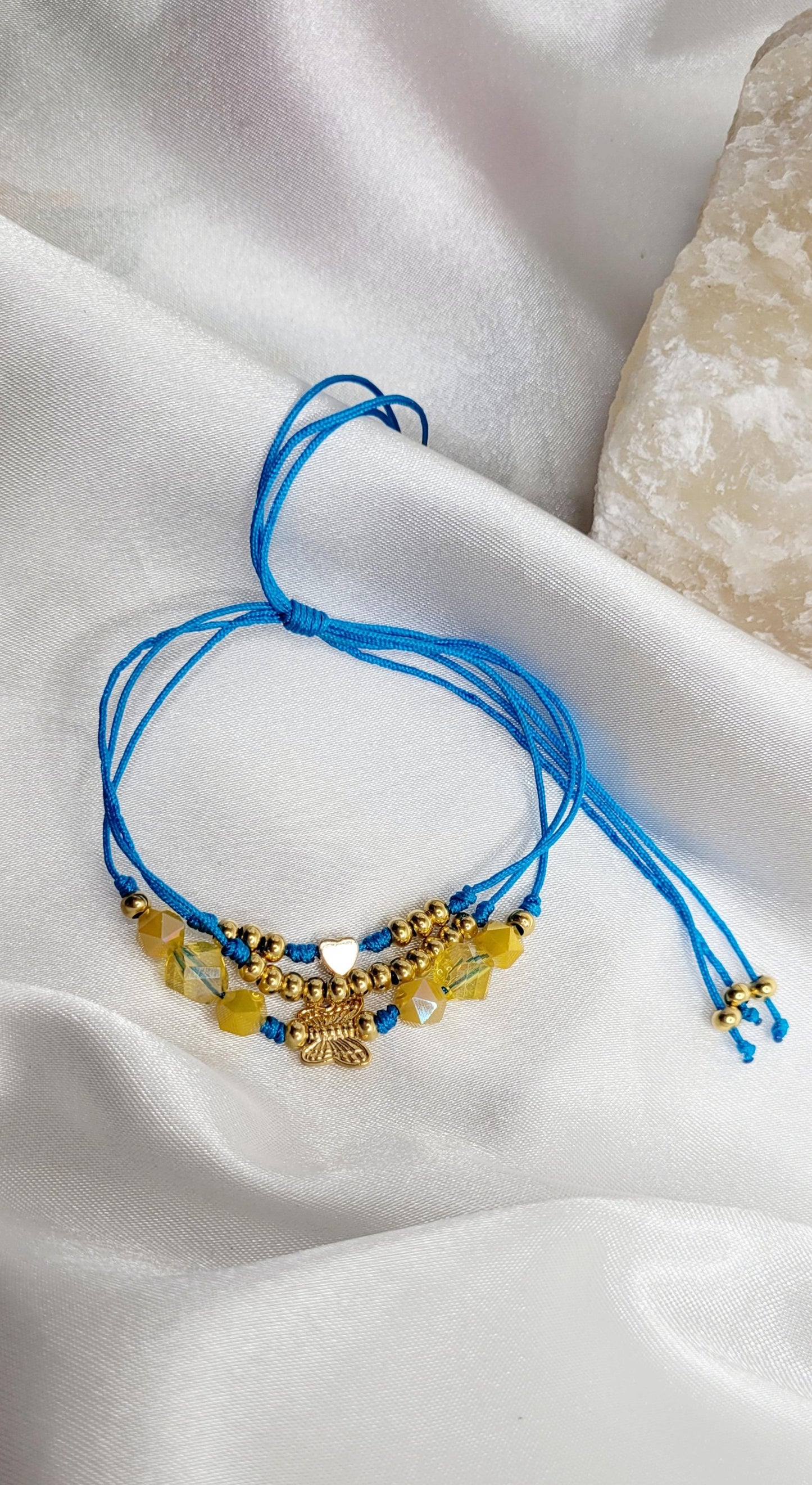 Triple Thread Butterfly Bracelet