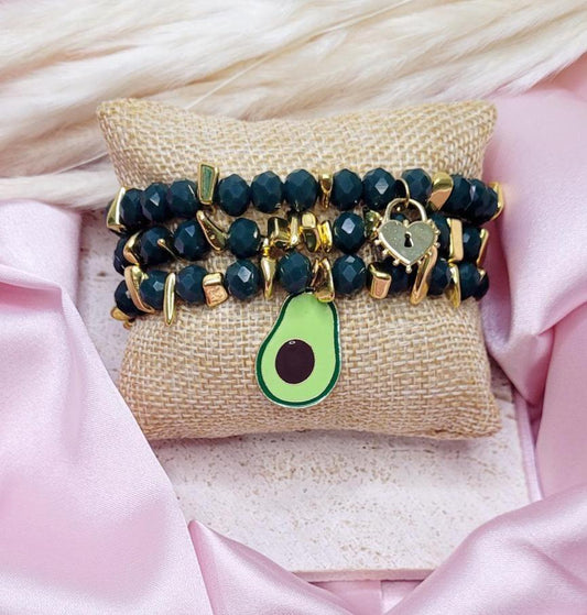 Avocado Lover Bracelet Set