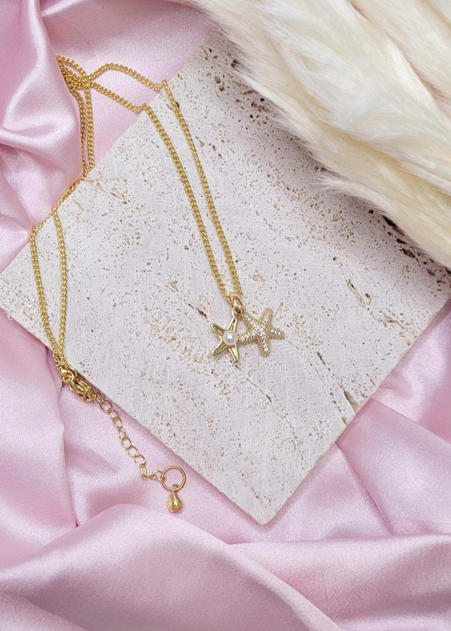 Pearly Starfish Necklace