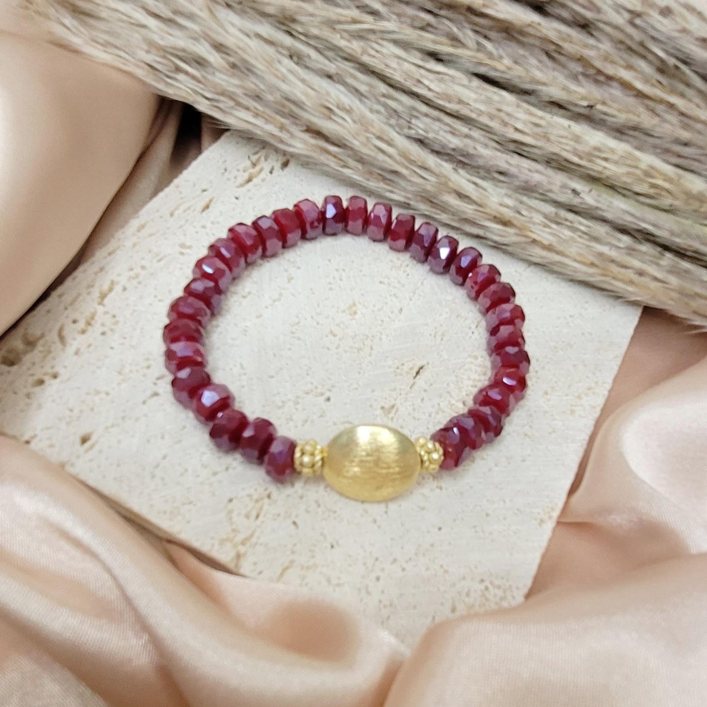 Garnet Beauty Bracelet Set