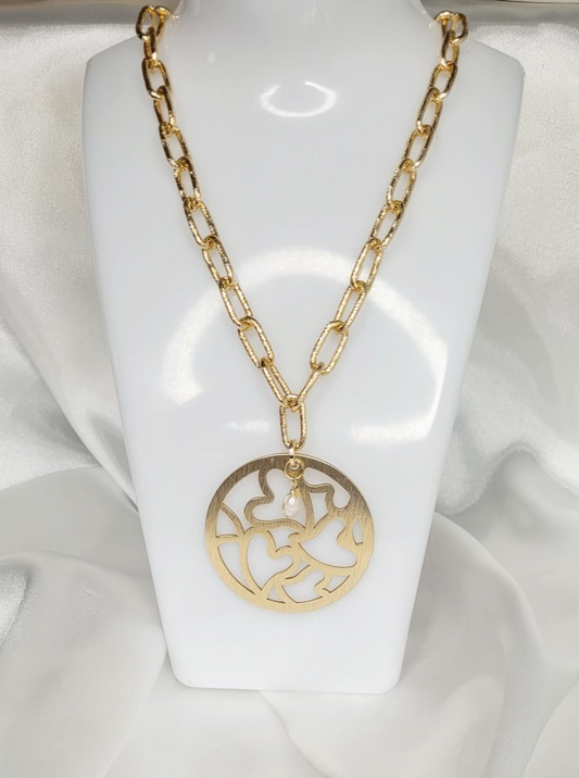 Golden Heart Necklace