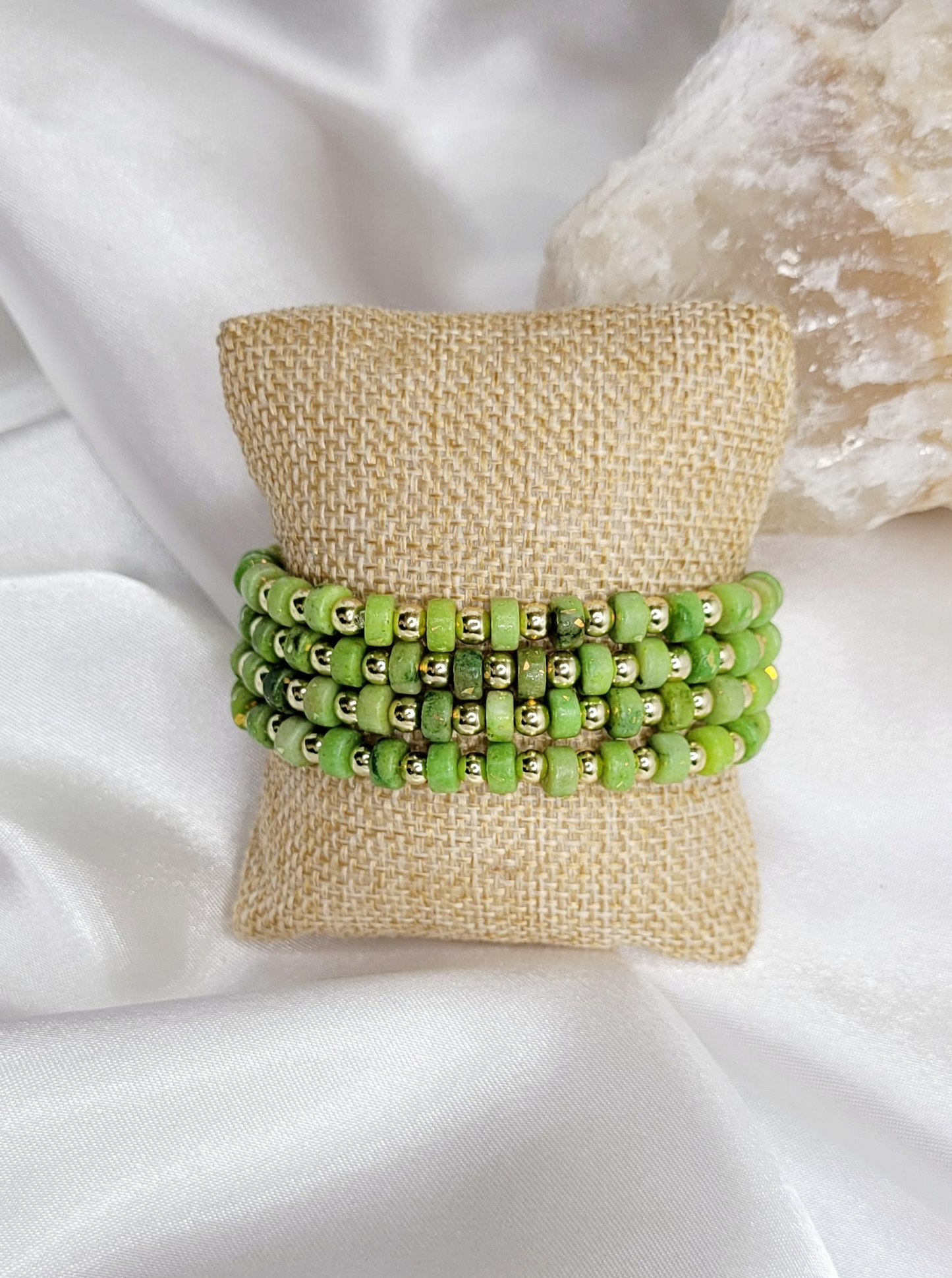 Lovely Green Bracelet Set