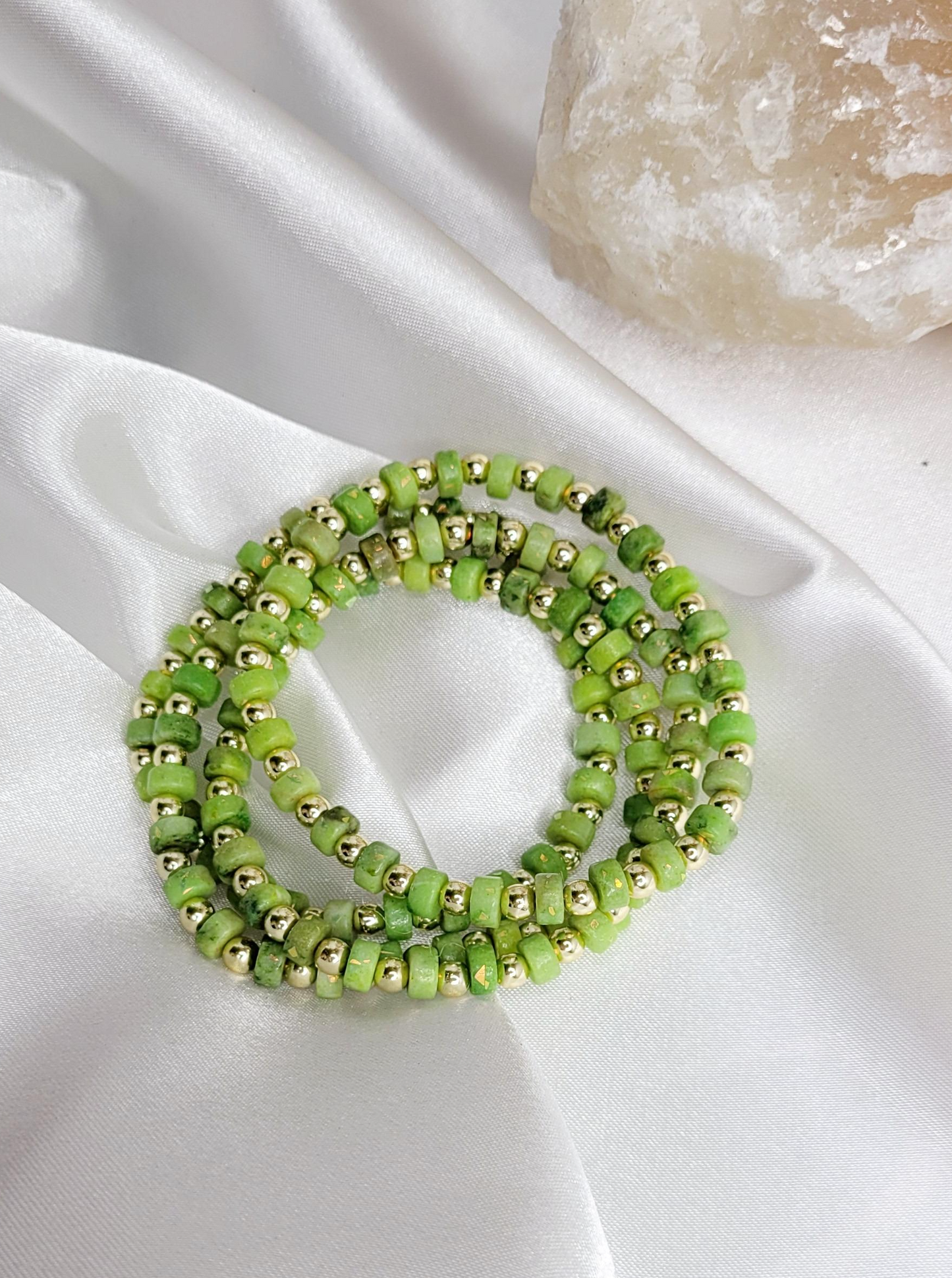 Lovely Green Bracelet Set